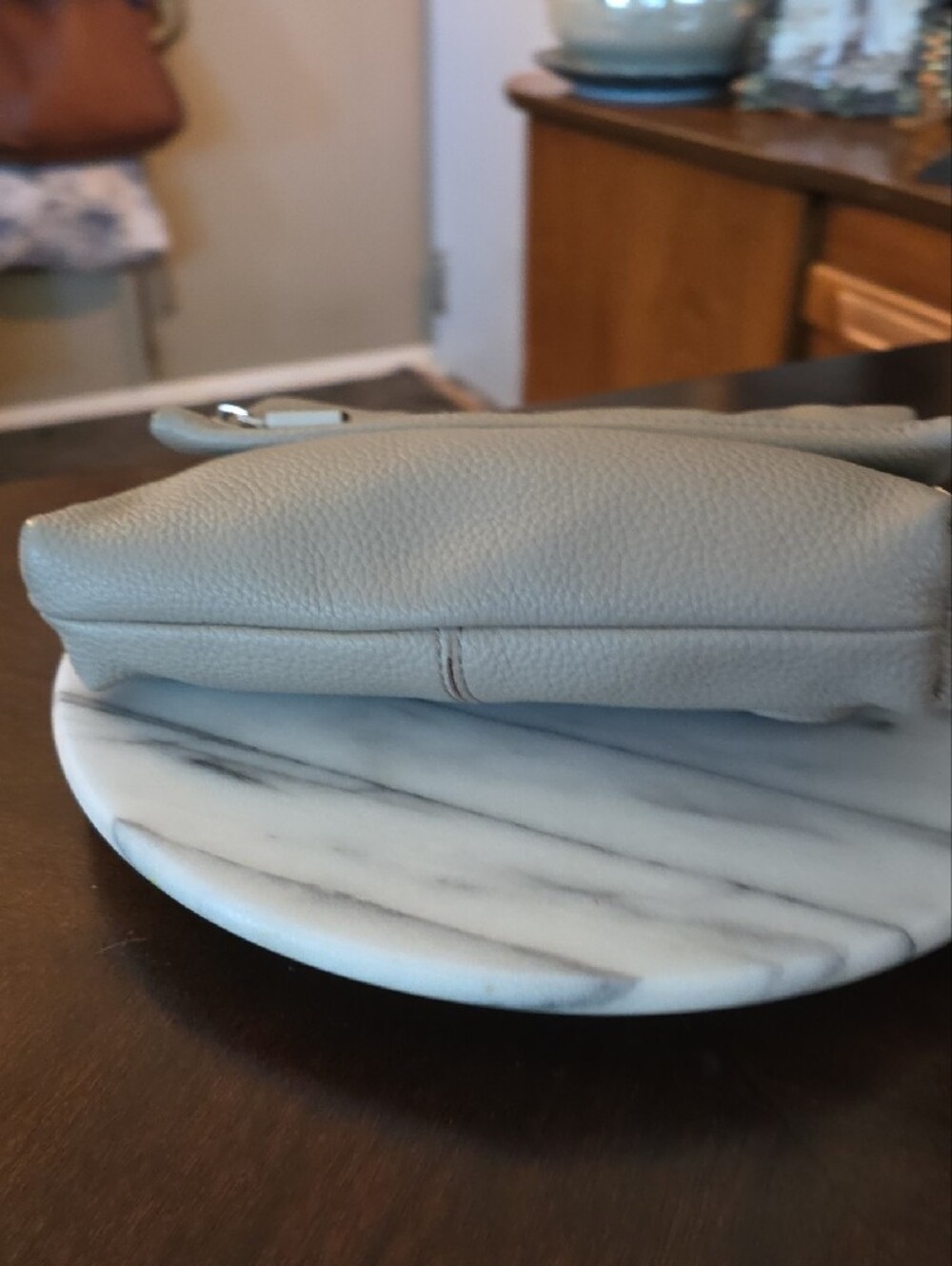 Hammitt Small VIP Neutral Taupe Leather Crossbody Bag - Picture 7 of 17